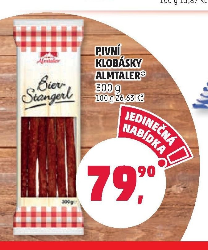 PIVNÍ KLOBÁSKY ALMTALER