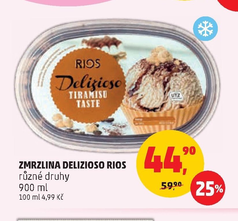 Zmrzlina Delizioso Rios