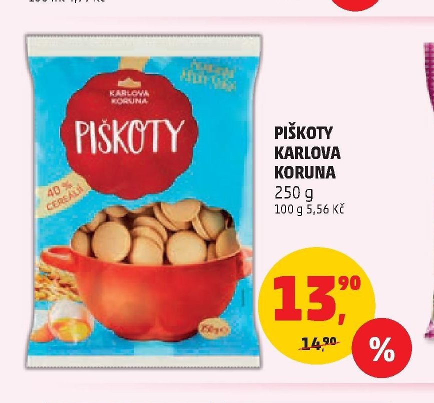 Piškoty Karlova Koruna