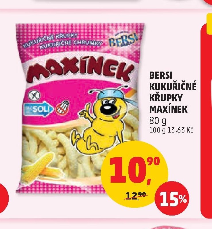 Bersi kukuřičné křupky Maxínek