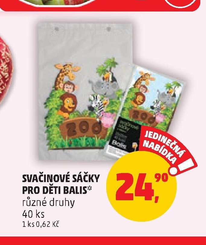 Svačinové sáčky pro děti Balis