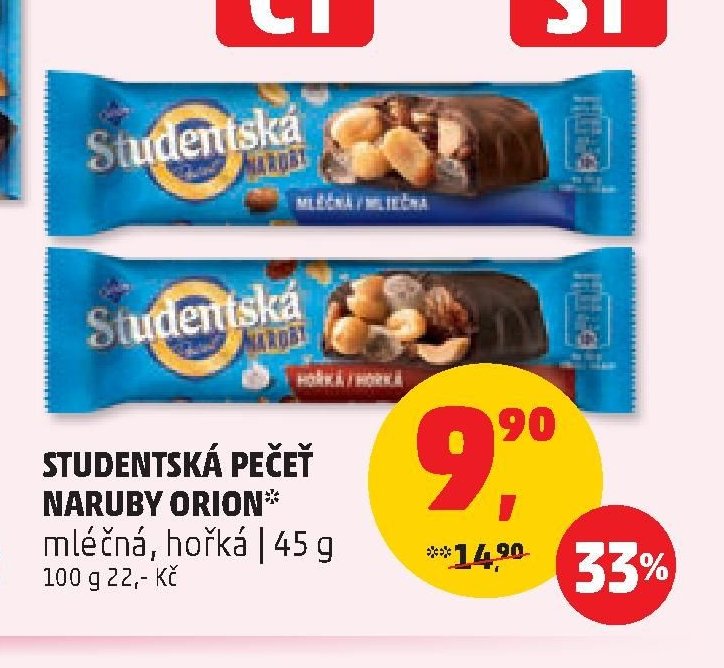 STUDENTSKÁ PEČEŤ NARUBY ORION
