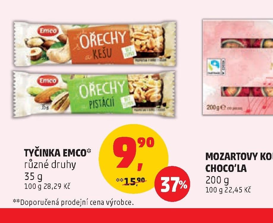 TYČINKA EMCO různé druhy