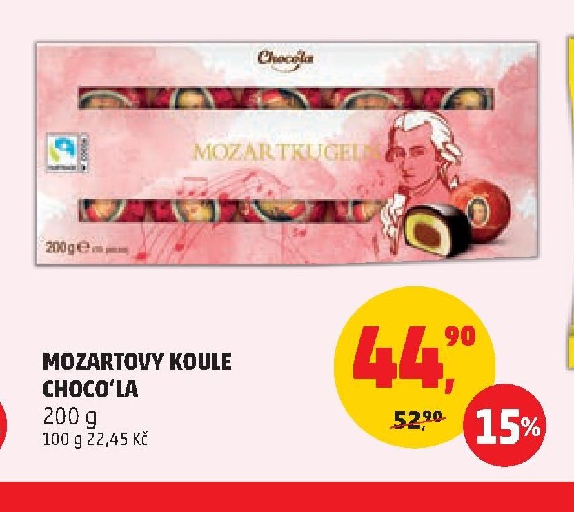 MOZARTOVY KOULE CHOCO'LA