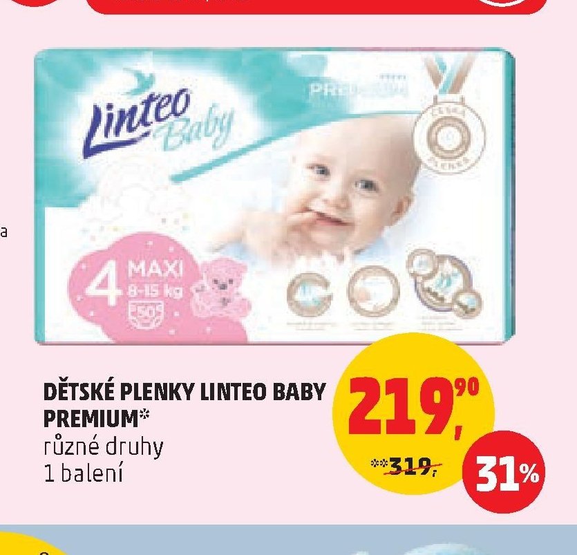 DĚTSKÉ PLENKY LINTEO BABY PREMIUM