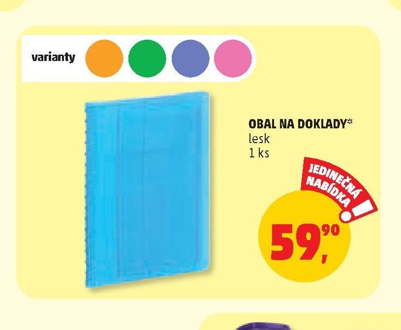 OBAL NA DOKLADY