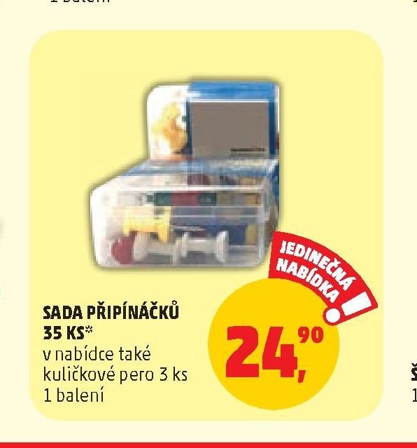 SADA PŘIPÍNÁČKŮ 35 KS