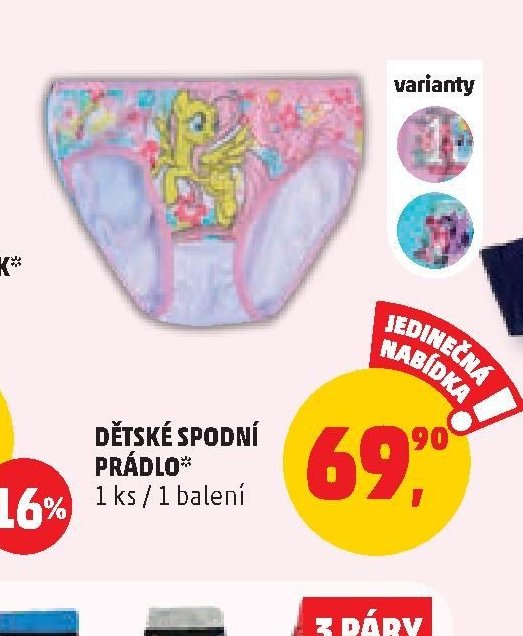 Dětské spodní prádlo