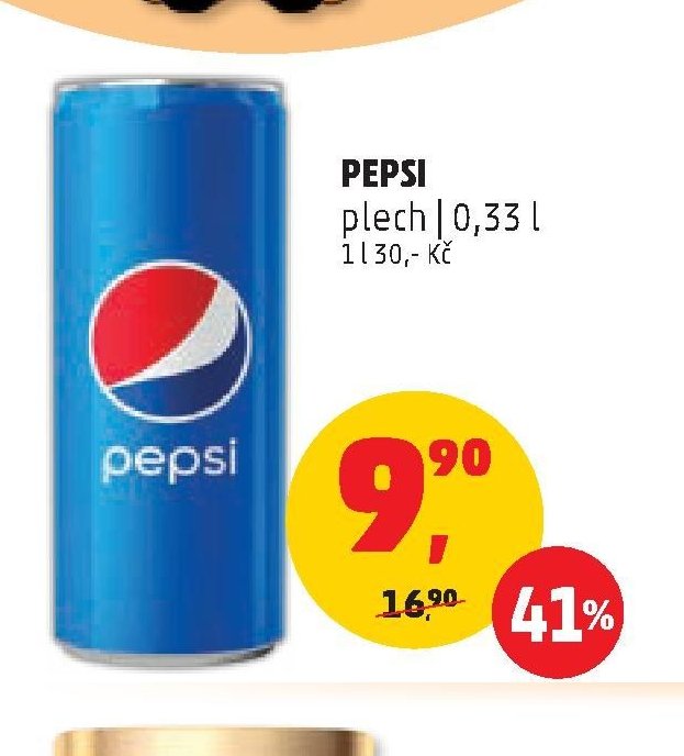 Pepsi plech 0,33 l