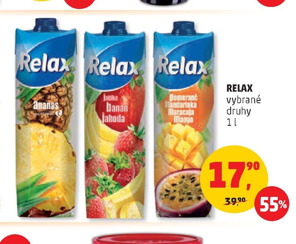 Relax vybrané druhy 1 l