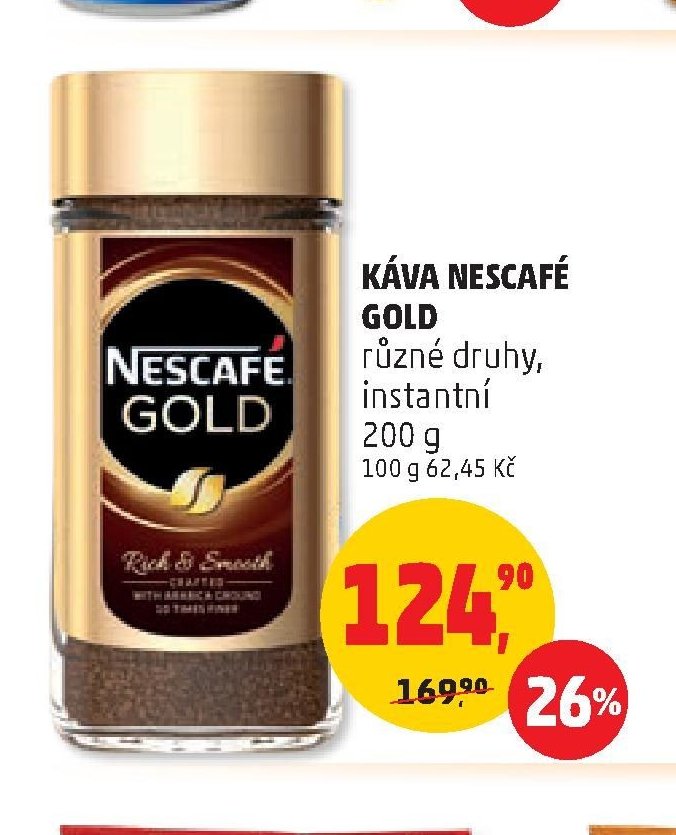 Káva Nescafé Gold