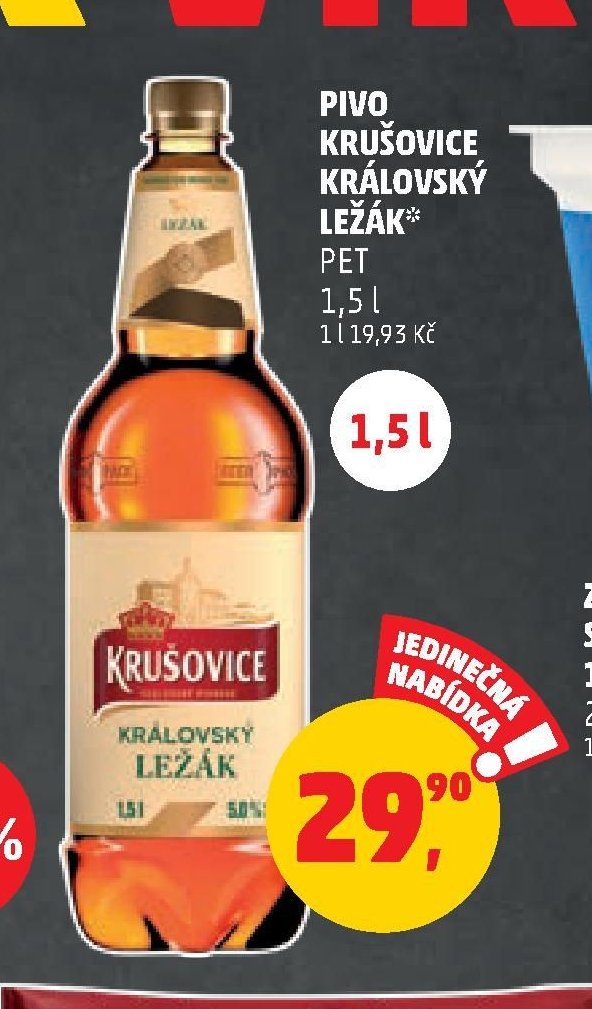 PIVO KRUŠOVICE KRÁLOVSKÝ LEŽÁK