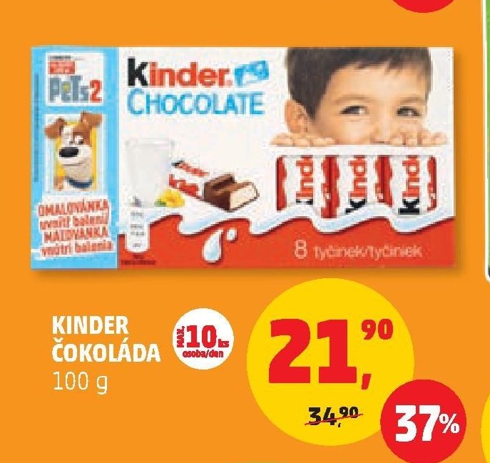 Kinder čokoláda