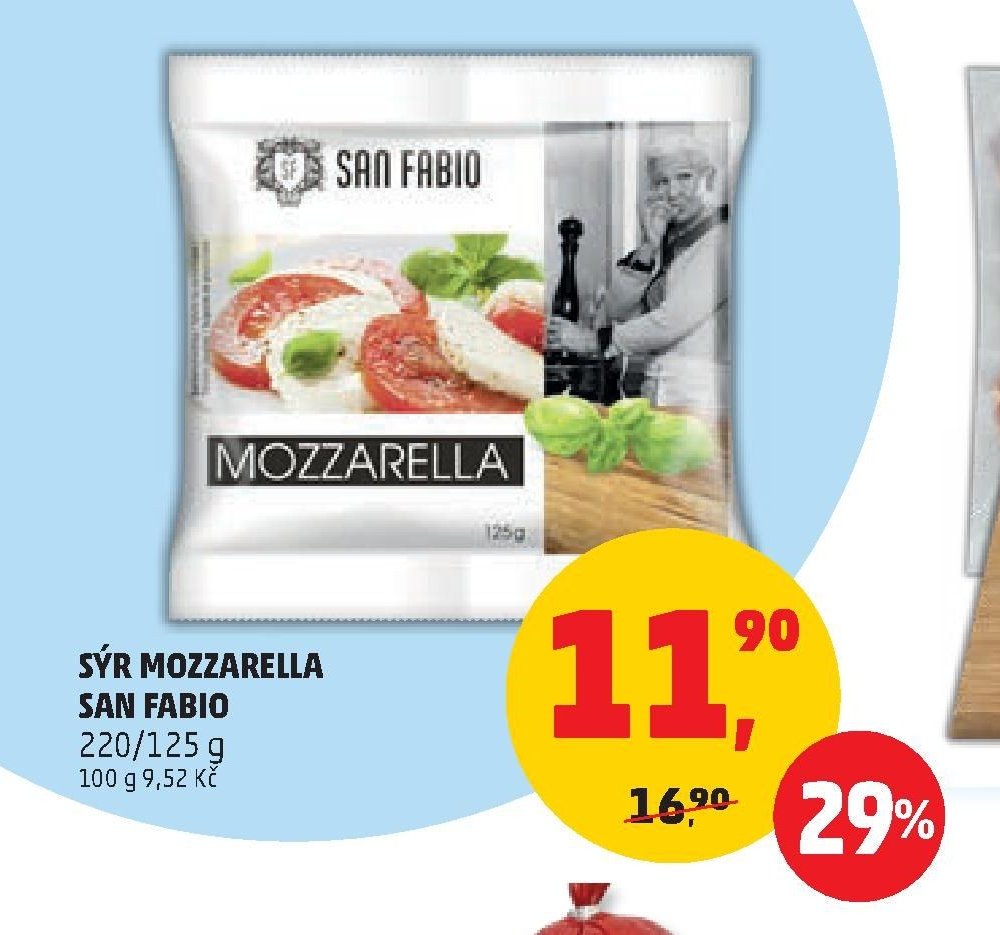 SÝR MOZZARELLA SAN FABIO