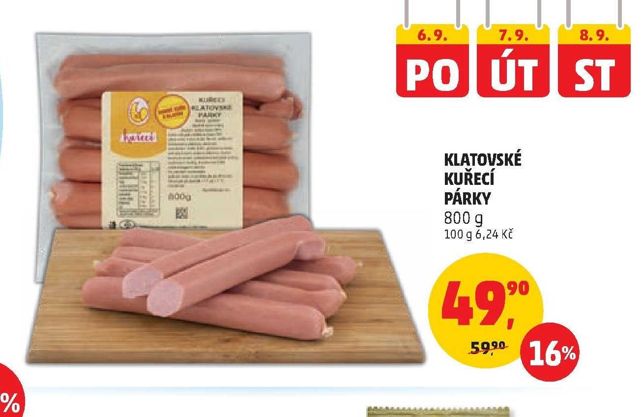 KLATOVSKÉ KUŘECÍ PÁRKY