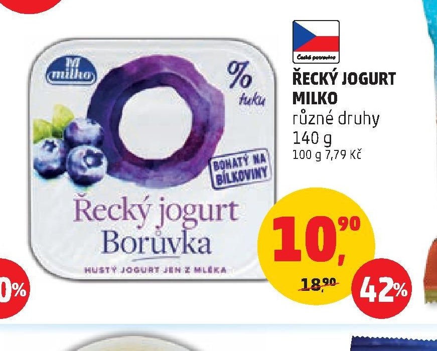 ŘECKÝ JOGURT MILKO