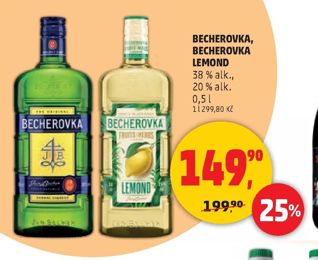 BECHEROVKA, BECHEROVKA LEMOND 0,5 l