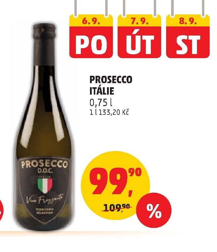 PROSECCO ITÁLIE 0,75 l