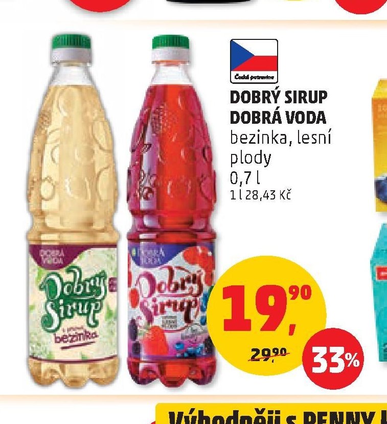 DOBRÝ SIRUP DOBRÁ VODA 0,7 l