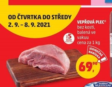 Vepřová plec bez kosti