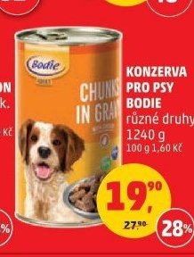 Konzerva pro psy Bodie