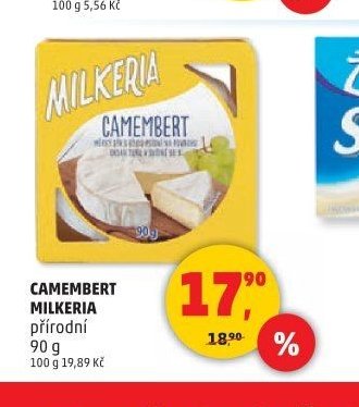 Camembert Milkeria přírodní