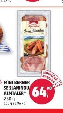 MINI BERNER SE SLANINOU ALMTALER