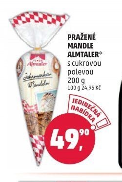 PRAŽENÉ MANDLE ALMTALER
