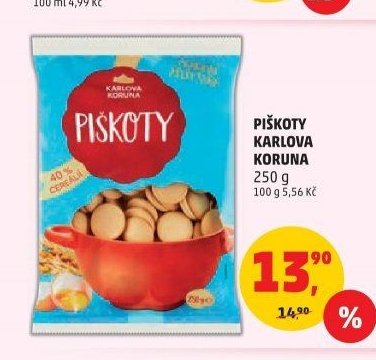 Piškoty Karlova koruna
