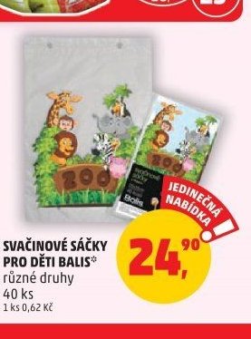 Svačinové sáčky pro děti Balis