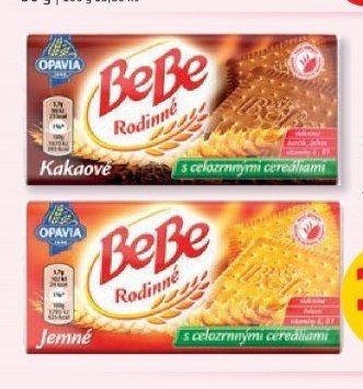 Sušenky Bebe Rodinné jemné, kakaové