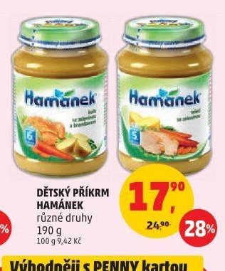DĚTSKÝ PŘÍKRM HAMÁNEK různé druhy 190 g