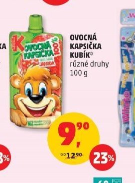 OVOCNÁ KAPSIČKA KUBÍK různé druhy 100 g