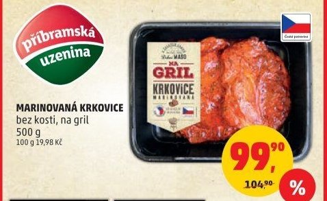 Příbramská uzenina Marinovaná krkovice