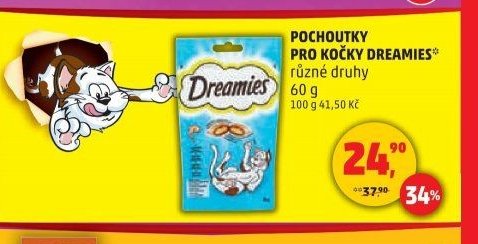 Pochoutky pro kočky Dreamies 60g