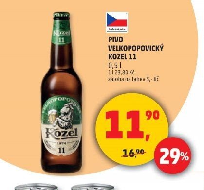PIVO VELKOPOPOVICKÝ KOZEL 11