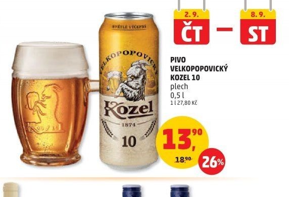 PIVO VELKOPOPOVICKÝ KOZEL 10