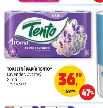 TOALETNÍ PAPÍR TENTO