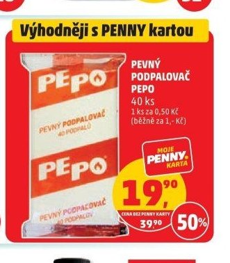 PEVNÝ PODPALOVAČ PEPO