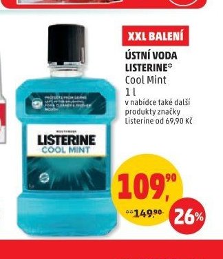 ÚSTNÍ VODA LISTERINE