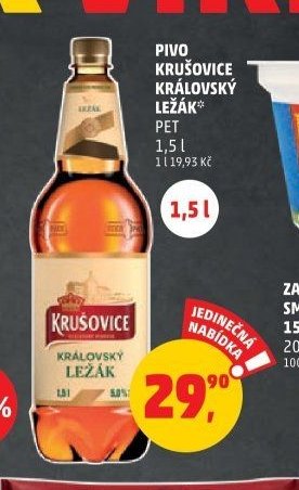 Pivo Krušovice Královský ležák