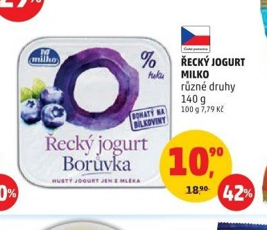 Řecký jogurt Milko