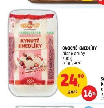 Ovocné knedlíky