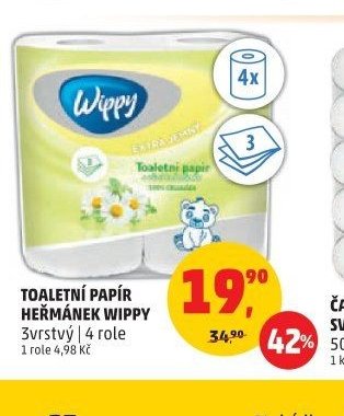 Toaletní papír Heřmánek Wippy