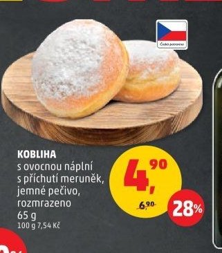 KOBLIHA s ovocnou náplní s příchutí meruněk