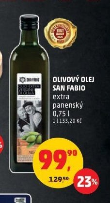OLIVOVÝ OLEJ SAN FABIO extra panenský 0,75 l