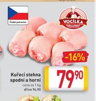 Kuřecí stehna spodní a horní