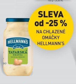 Sleva na chlazené omáčky Hellmann's