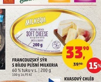 Francouzský sýr s bílou plísní Milkeria