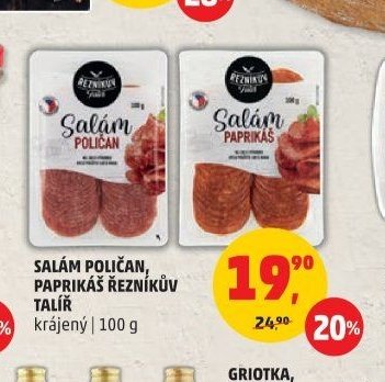 Salám Poličan, Paprikáš Řezníkův talíř